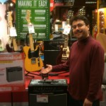 Oren at Guitar Center, Boston